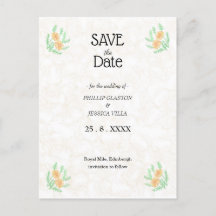 Boho Autumn Flowers Briefkaart