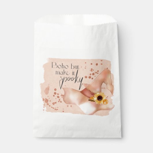 Boho Autumn Quote Bedankzakje (Voorkant)