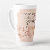 Boho Autumn Quote Latte Mok (Linkerhoek)