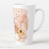 Boho Autumn Quote Latte Mok (Rechts)