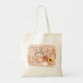 Boho Autumn Quote Tote Bag (Voorkant)