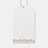 Boho Autumn Wildflower | Bruiloft Welkom Cadeaulabel (Achterkant)