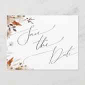 Boho Autumn Wildflower | Het Briefkaart Datum opsl (Voorkant)