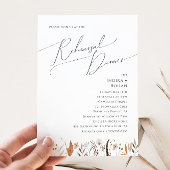 Boho Autumn Wildflower | repetitie diner Kaart