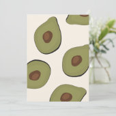 Boho Avocado Pattern Tropical Summer Print (Staand voorkant)