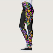 Boho avond Wildflower Leggings (Links)