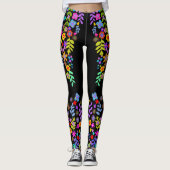 Boho avond Wildflower Leggings (Voorkant)