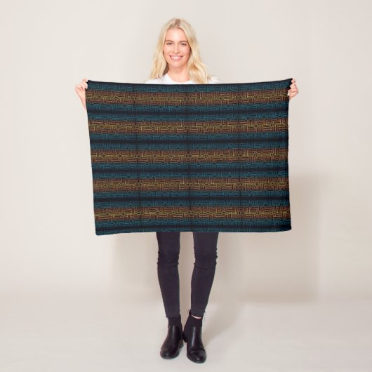 Boho Aztec gestreepte deken (In situ)