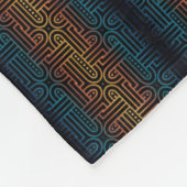 Boho Aztec gestreepte deken (Hoek)