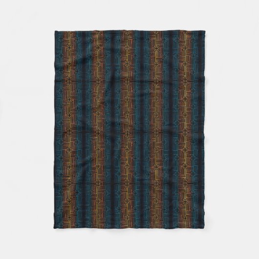 Boho Aztec gestreepte deken (Voorkant)