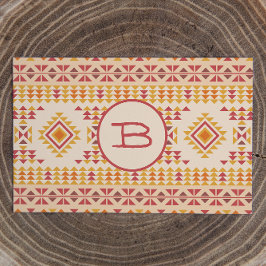 Boho Aztec Mudcloth Visitekaartje