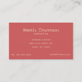 Boho Aztec Mudcloth Visitekaartje (Achterkant)