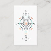*~* Boho Aztec Tribal Indianentotem Visitekaartje (Voorkant)