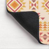 Boho Aztec Tribal Mudcloth in Roze Blush + Sinaasa Muismat (Hoek)
