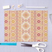 Boho Aztec Tribal Mudcloth in Roze Blush + Sinaasa Tissuepapier (Craft)