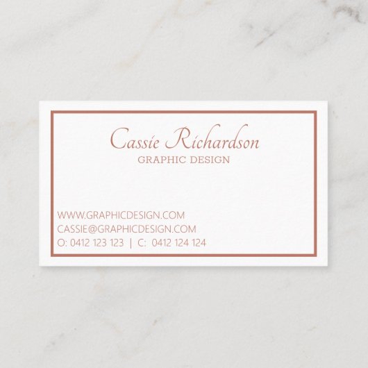 Boho Aztec-ventilatorpatroon Visitekaartje (Achterkant)