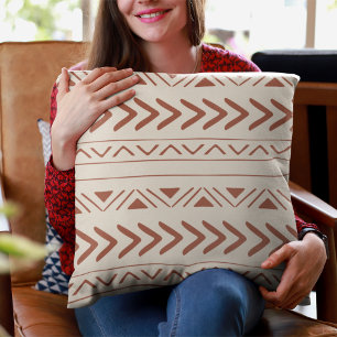 Boho Azteek Terracotta Kussen
