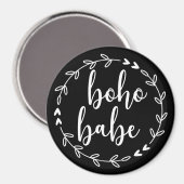 Boho Babe Wreath in White Magneet (Voorkant / Achterkant)