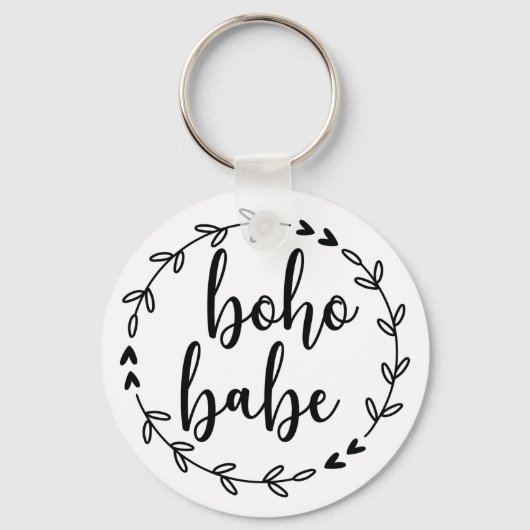 Boho Babe Wreath Sleutelhanger (Voorkant)