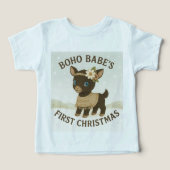 Boho Babe's Eerste Kerstmis!  (Design voorkant)
