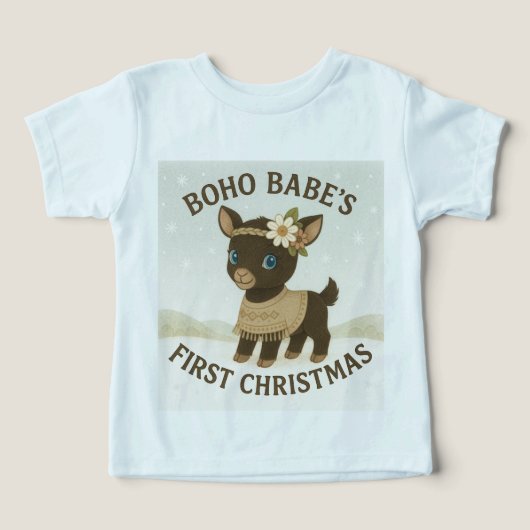 Boho Babe's First Christmas!  (Design voorkant)