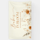 Boho Babies In Bloom Wildflower Tweeling Baby Show Spandoek (Verticaal)