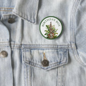 Boho Baby Animal Safari Birthday Ronde Button 5,7 Cm (In situ)