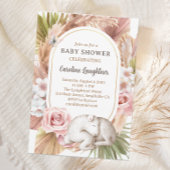 Boho Baby Animal Sleeping Sheep Baby shower Kaart