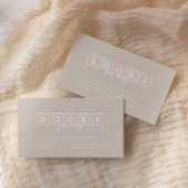 Boho Baby blokkeert roze boeken voor Baby Informatiekaartje