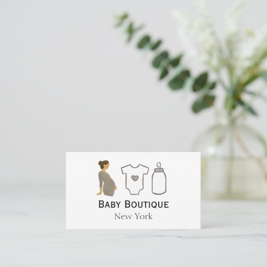 Boho Baby Boutique New York Visitekaartje (Staand voorkant)
