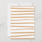 Boho Baby Boy Clothesline Baby shower Kaart (Achterkant)