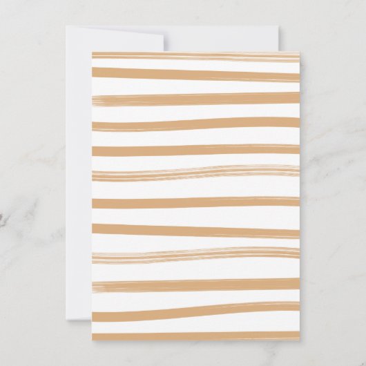 Boho Baby Boy Clothesline Baby shower Kaart (Achterkant)