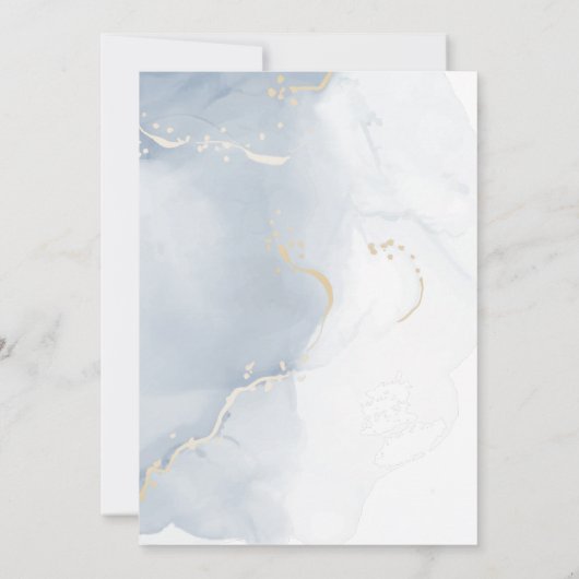 BOHO Baby Boy Dusty Blue Drocatcher Kaart (Achterkant)