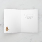 Boho Baby Boy Gefeliciteerd Kaart (Binnen)