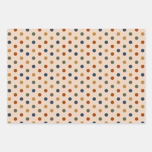 Boho Baby Boy Patroon Inpakpapier Vel (Voorkant 3)