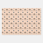 Boho Baby Boy Patroon Inpakpapier Vel (Voorkant 2)