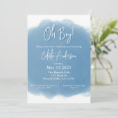 Boho Baby Boy Shower Uitnodiging (Staand voorkant)