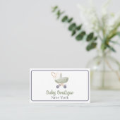 Boho Baby Carriage Boutique New York Visitekaartje (Staand voorkant)