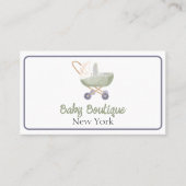Boho Baby Carriage Boutique New York Visitekaartje (Voorkant)