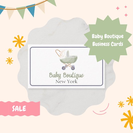 Boho Baby Carriage Boutique New York Visitekaartje