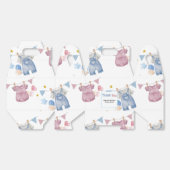 Boho Baby Clotheline Geslacht Reveal Bedankdoosjes (Ongevouwen)