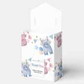 Boho Baby Clotheline Geslacht Reveal Bedankdoosjes (Geopend)