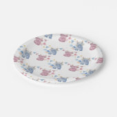 Boho Baby Clotheline Geslacht Reveal Papieren Bordje (Gekanteld)