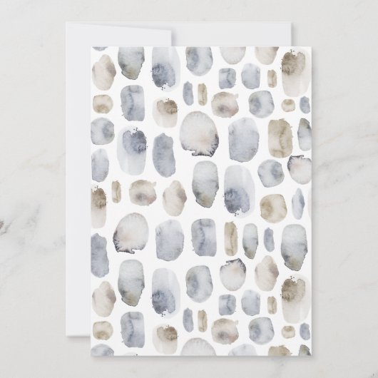 Boho Baby Clothes Line Nursery | BABY SHOWER Kaart (Achterkant)