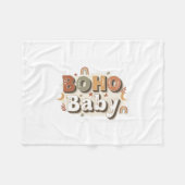 Boho Baby Fleece blanket (Voorkant (Horizontaal))