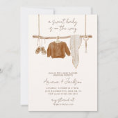 Boho Baby Gender Neutral Couple's Shower Kaart (Voorkant)