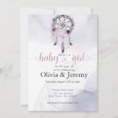 BOHO Baby Girl Amethyst Dusty Roos Dreamweaver Kaart (Voorkant)