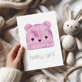 Boho Baby Girl Gefeliciteerd Kaart