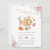 Boho  Baby Girl Kleding Baby shower Kaart (Voorkant)