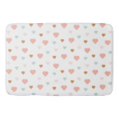 Boho baby girl pastel houdt van hart badmat (Voorkant)